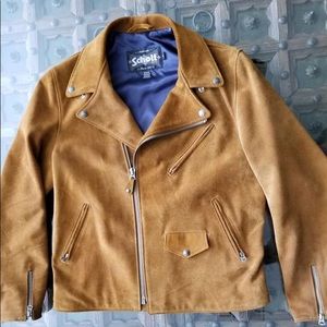 Schott suede biker jacket
